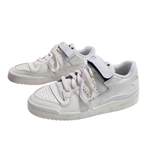 Adidas Originals Forum Low 84 Trainers in Off White Lace Up Women's 6.5 - Picture 1 of 6